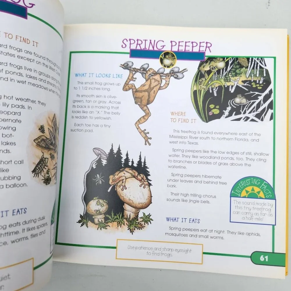 More Fun With Nature Take Along Guides Field Guide Hardcover Book Activity Craft